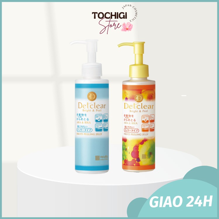 [Mã SKAMSALE8 giảm 10% đơn 200K] Gel tẩy tế bào chết Detclear Bright and Peel Nhật Bản