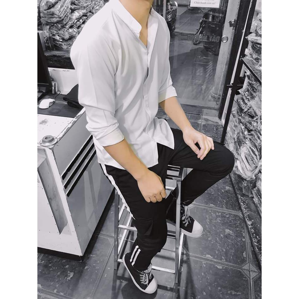 Áo sơ mi Kojiba công sở nam dài tay cổ gập vải lụa Thái chông nhăn có nhiều màu dễ phối hợp thời trang | BigBuy360 - bigbuy360.vn