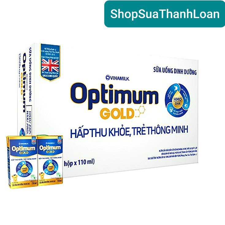  Sữa bột pha sẵn Optimum Gold - Thùng 48 hộp 110ml.