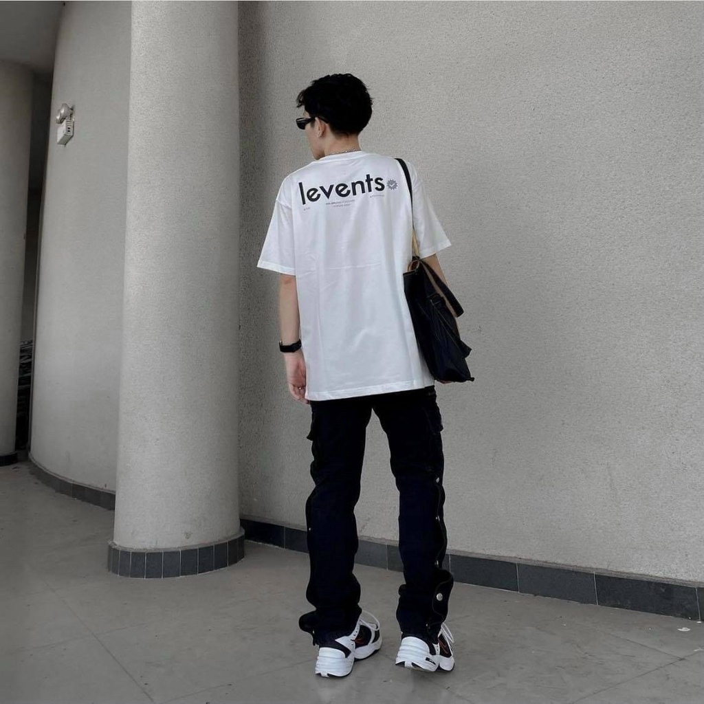 Áo thun LE.VENTS® POPULAR LOGO 2.0 Form Rộng Tay lỡ