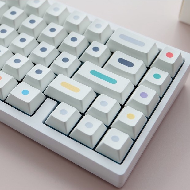 Keycap Dot Bàn phím cơ không dây 120 phím Cherry PBT 104/68/87/98 mechanical keyboards