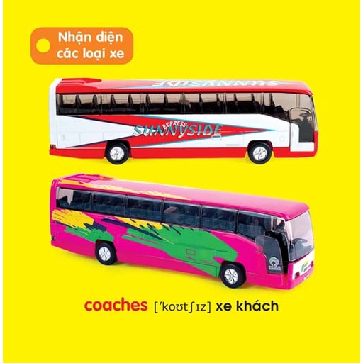 Sách- Bé Yêu Đi Mẫu Giáo - Các Loại Xe Ô Tô