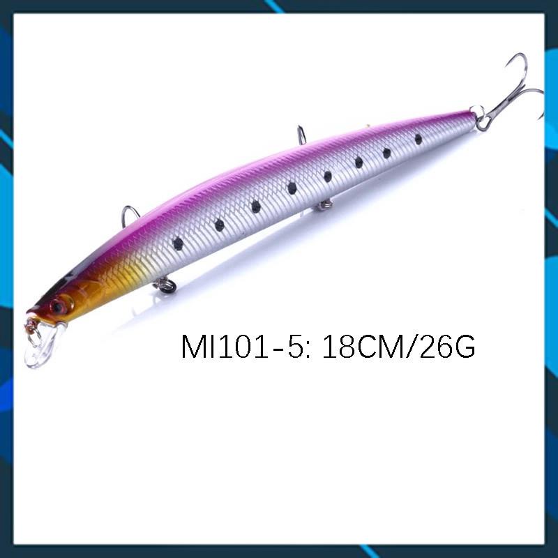 [Chất Lượng] Mồi Câu lure, cá chẽm , có mú, cá ngão , cá biển dài 18cm nặng 26gr