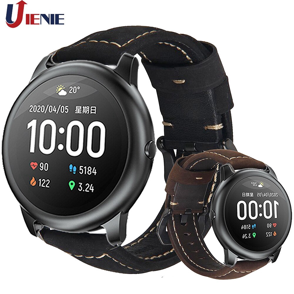 Dây Đeo Da Kiểu Dáng Thời Trang Cho Đồng Hồ Thông Minh Xiaomi Haylou Solar LS05