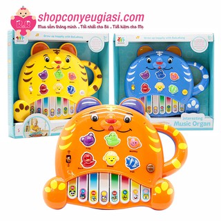 Đồ chơi đàn piano hình con hổ dùng pin