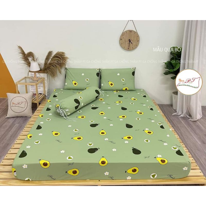 [Nệm &lt;=10cm, ĐỦ SIZE] Ga Chống Thấm Cotton Cao Cấp PT [BH 6 tháng-ĐỔI TRẢ FREE]mới chống thấm 100% không sột soạt mát mẻ