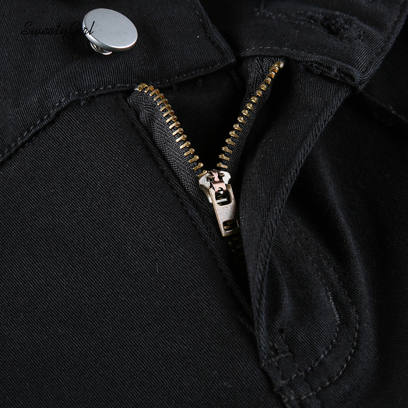 Quần Jeans Nữ Kiểu Dáng Thời Trang Cá Tính