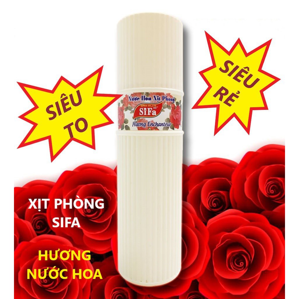 Nước hoa xịt phòng Sifa hương Enchanteur 420ml Cao cấp