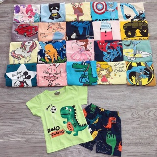 Combo 10 bộ cotton trẻ em