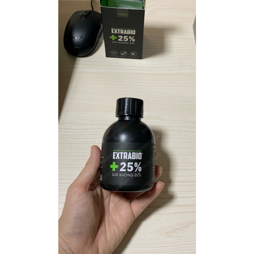 Vi Sinh Extra Bio 125ml làm trong nước, giảm độc tố, khử mùi tanh