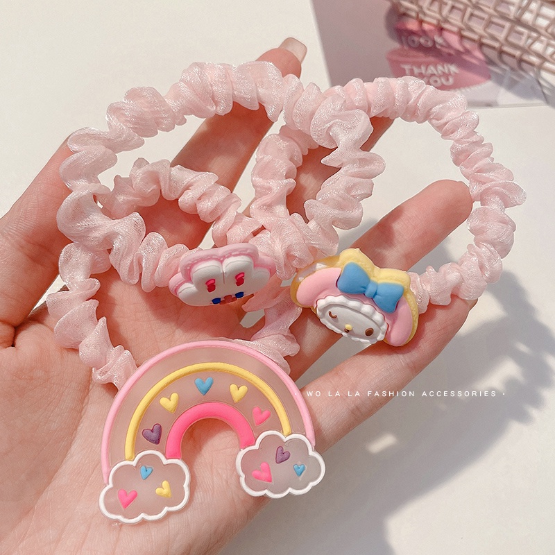 Dây Buộc Tóc Cao Su Dễ Thương Thời Trang Hàn Quốc Không Bị Đau