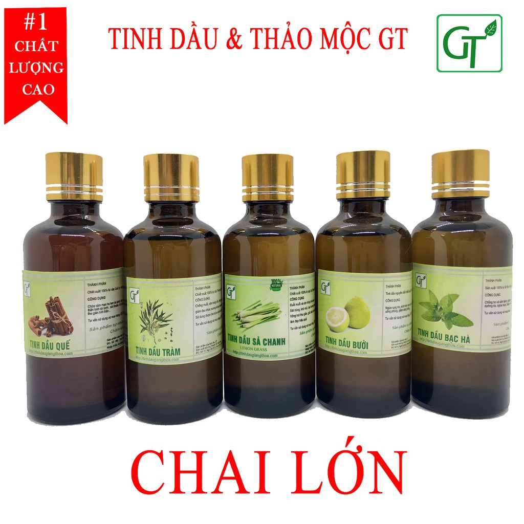 Tinh Dầu Chai Lớn 100ml Tùy Chọn Mùi - Tinh Dầu Xông Phòng Chất Lượng Cao