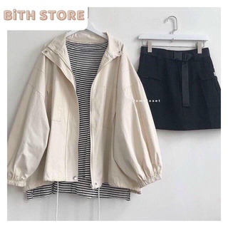 Áo khoác kaki nữ màu trơn basic form cánh dơi đẹp, áo choàng nữ đi chơi