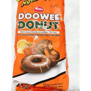 BÁNH DONUT DOOWEE SOCOLA NHÂN MỨT CAM