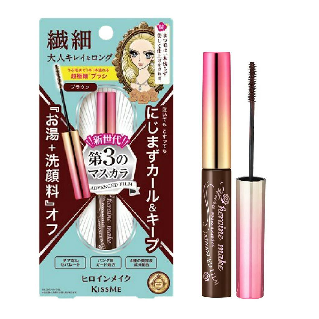 Masacara chuốt mi không trôi làm dài và tơi mi Kiss me Heroine Make Micro Mascara Advanced Film Nhật Bản JPKOI