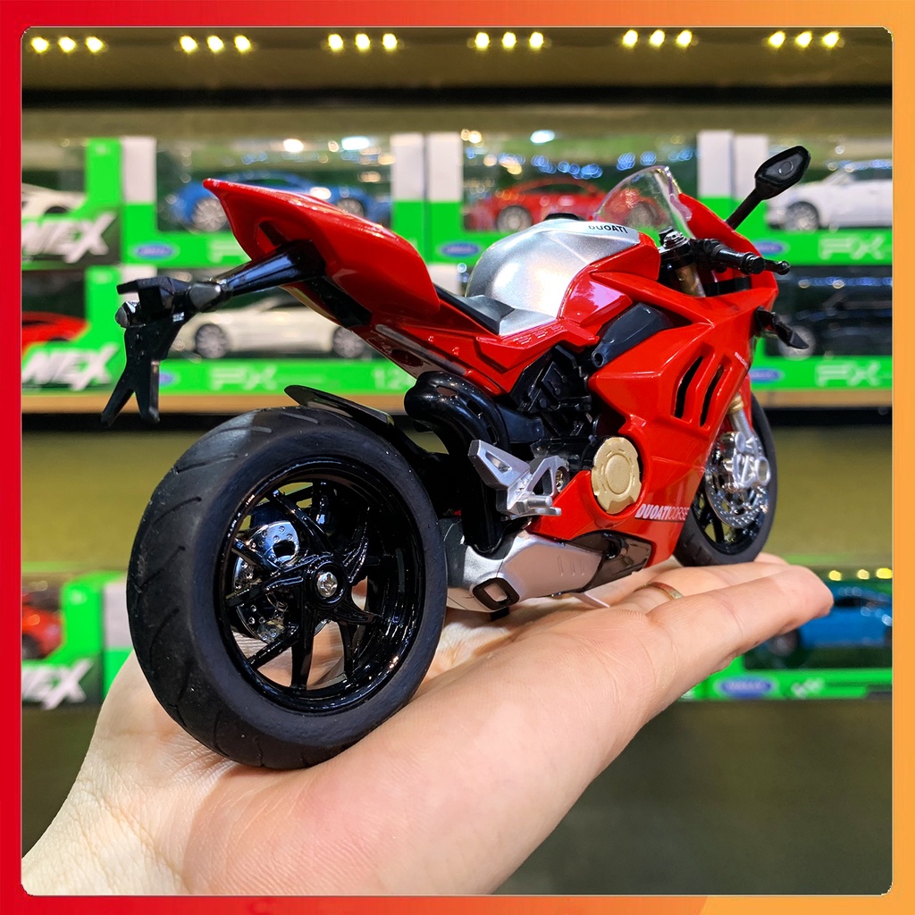 Xe mô hình Ducati1199 Panigale V4s tỉ lệ 1:12 Alloy