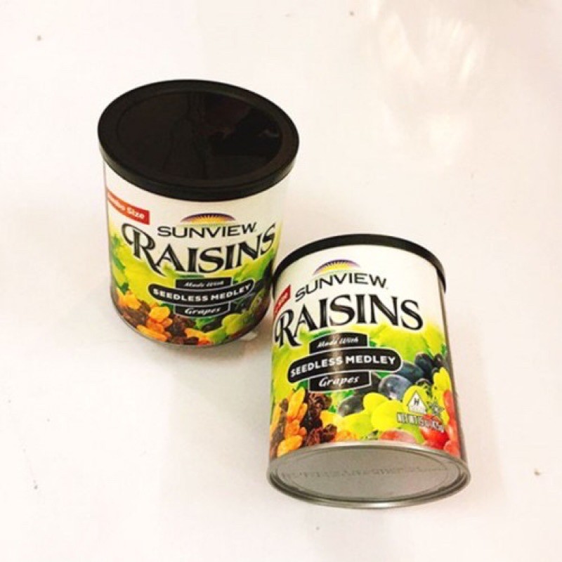 [Mã 11FMCGSALE1 giảm 10% đơn 250k] Nho khô Mỹ chính hãng Sunview Raisins 425gr lô date 5/2022