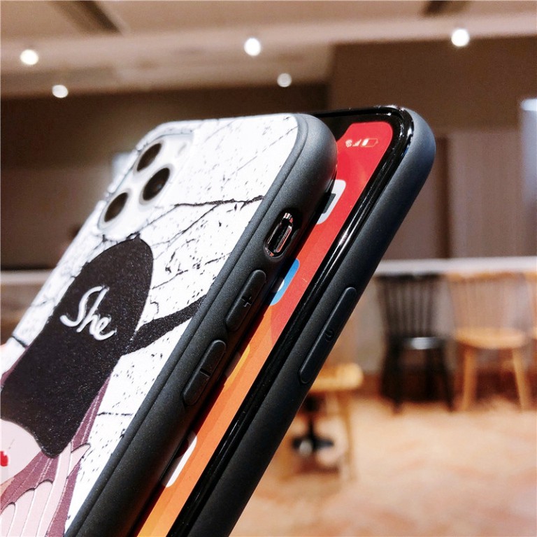 HCM - Ốp Iphone 15 14 Promax 13 Promax 11 PRO MAX XS MAX XR X cặp đôi mẫu HE SHE 2024