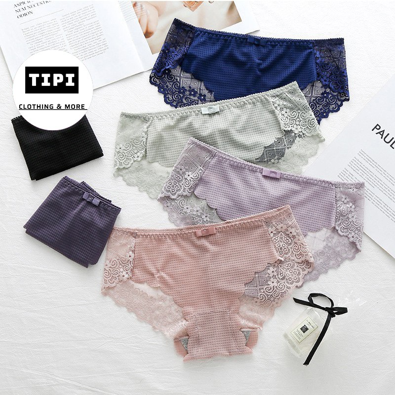 [Mã SKAMCLU7 giảm 10% tối đa 50K đơn 0Đ] Quần lót ren vải đày đẹp sexy ladies mẫu 2 | BigBuy360 - bigbuy360.vn