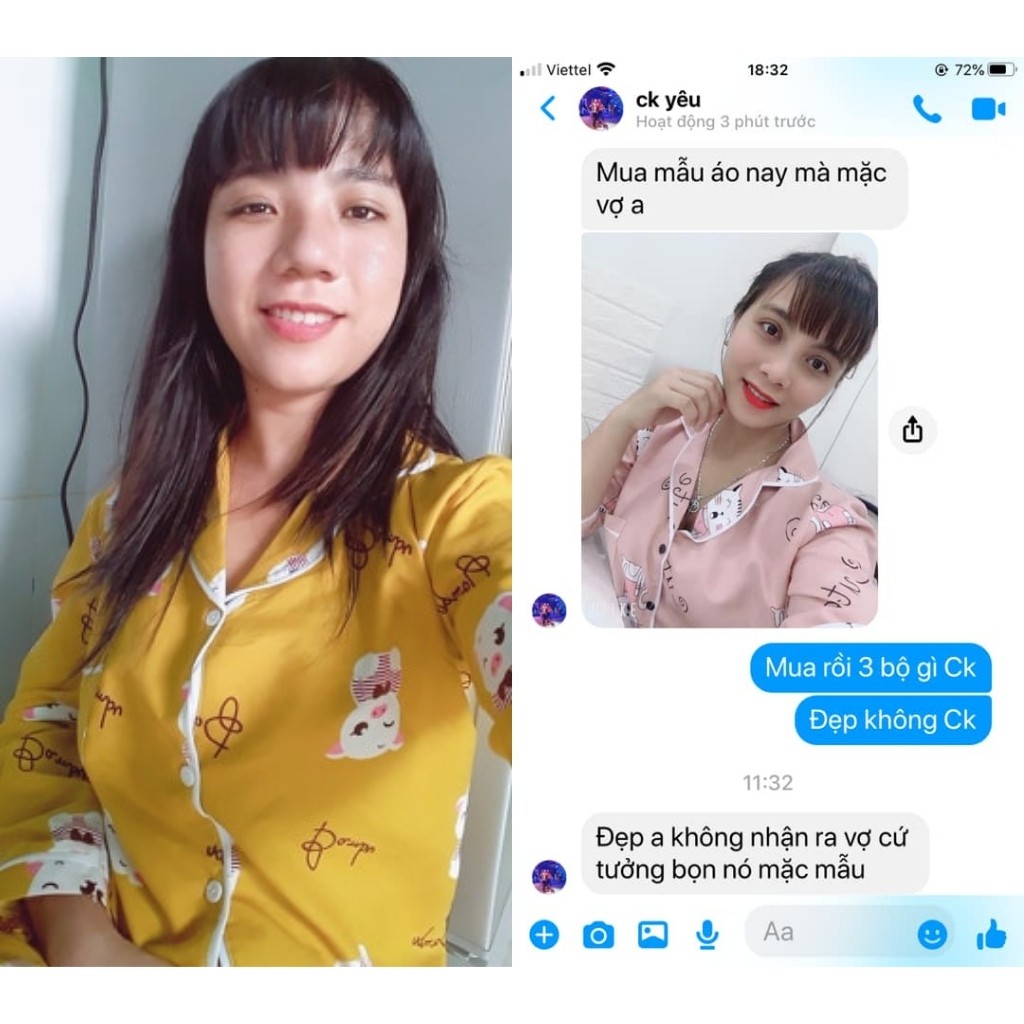 Sale👉Bộ Pijama (Quần Dài-Tay Dài) Bộ Mặc Nhà Kate Thái Cao Cấp Hàng Loại 1 Mềm Mại, Thầm Hút Mồ Hôi, Không Xù | BigBuy360 - bigbuy360.vn