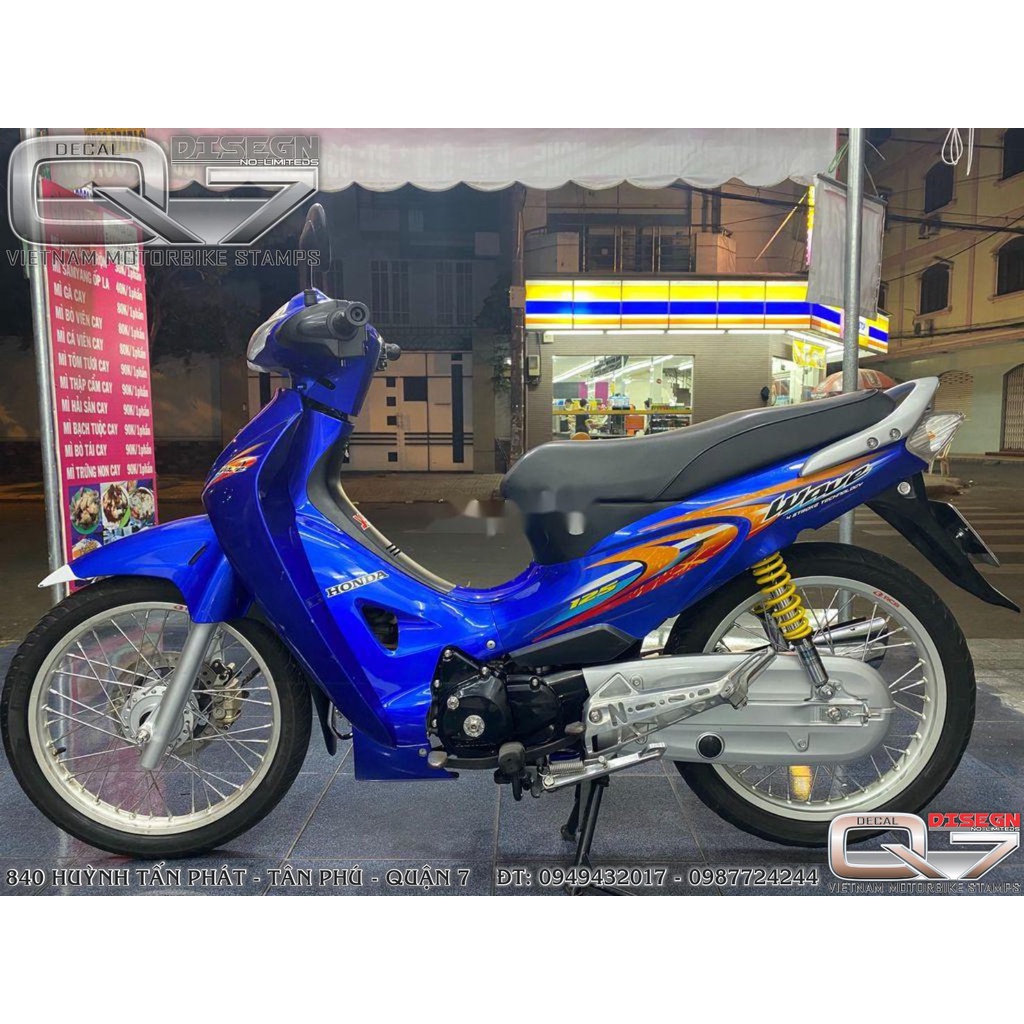 TEM RỜI FUTURE - WAVE 125 XANH GP