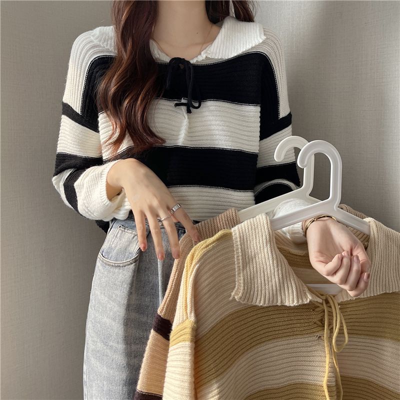 Áo sweater Dệt Kim Có Cổ Dài Tay Phong Cách Hàn Quốc Cho Nữ JL-TX-561