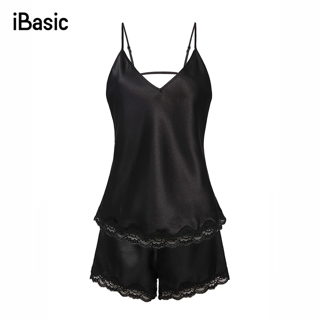 Bộ đồ mặc nhà satin iBasic HOMY015