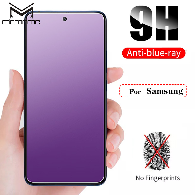 Kính cường lực toàn màn hình ánh tím chống tia sáng xanh cho điện thoại Samsung Galaxy ss S20 FE S10E S10 Note 10 Lite