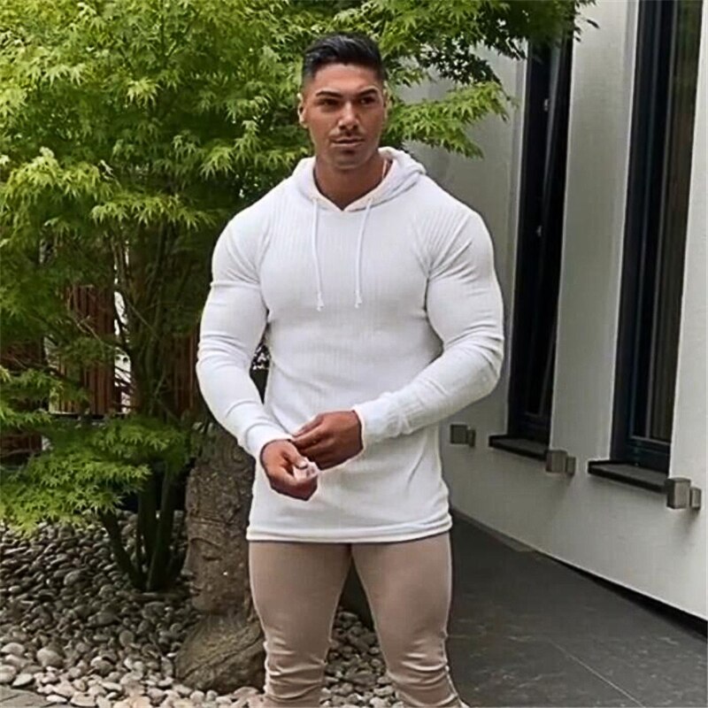 Áo Nỉ Nam Dài Tay Có Mũ Thời Trang Hàn