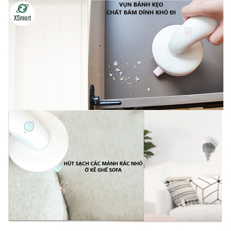 Máy Hút Bụi Không Dây Mini Cầm Tay C500 New Hút Sạch Lông Chó, Mèo, Bàn, Ô tô Và Mọi Nơi Trong Gia Đình | BigBuy360 - bigbuy360.vn