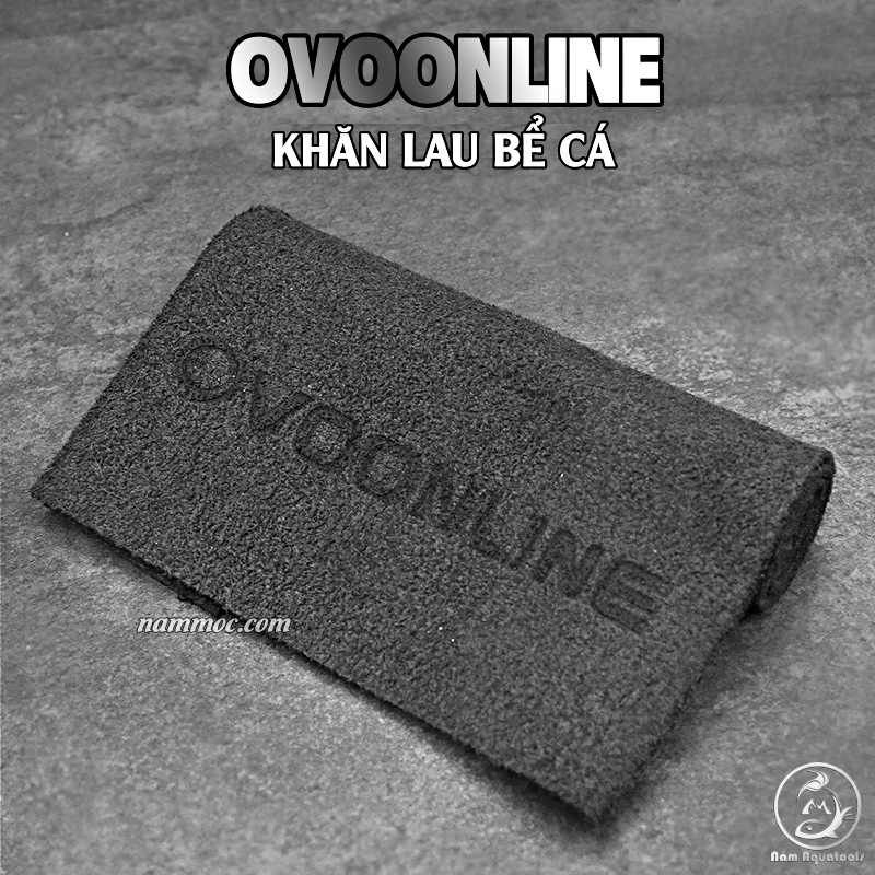 Vải Lau Bể Cá OVOONLINE | Khăn Lau Không Dính Vết Nước, Không Dính Lông Vải
