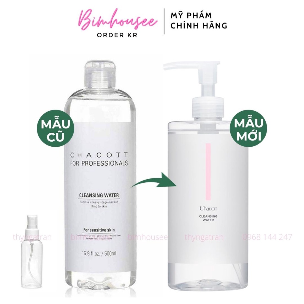 Nước tẩy trang Chacott micellar water