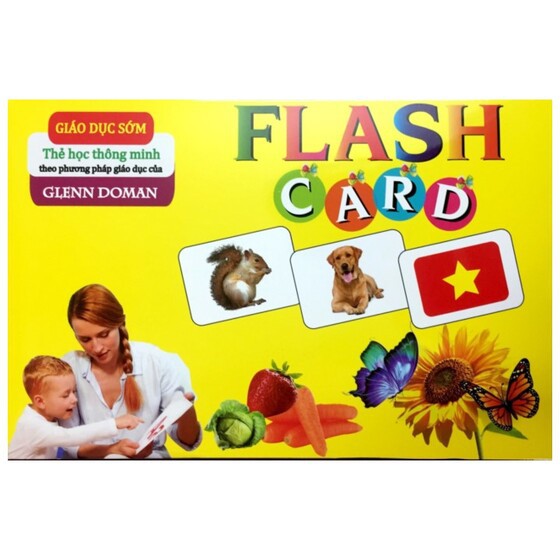 Thẻ học thông minh Flash Card song ngữ Anh -Việt dạy trẻ thế giới xung quanh