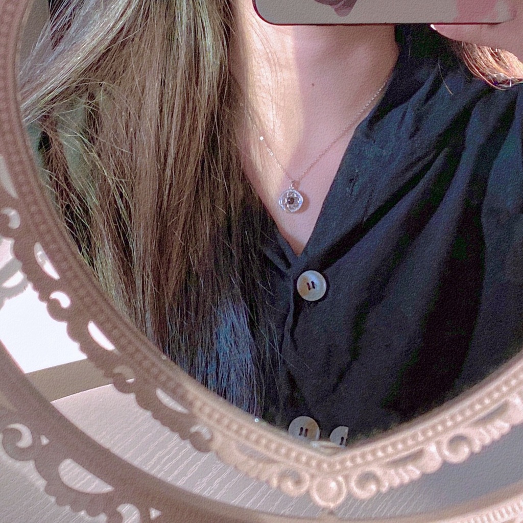 Set 2 Vòng cổ Mặt Trăng Và Mặt Trời 100 Ngôn Ngữ I Love You Có Nam Châm