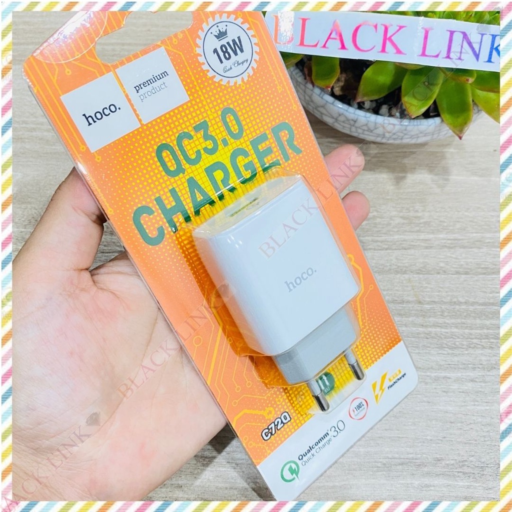 Củ Sạc HOCO C72Q 18W/20W Điện Thoại Máy Tính Bảng - Cốc Sạc Nhanh Pin Dự Phòng Tai Nghe Bluetooth Không Dây I12