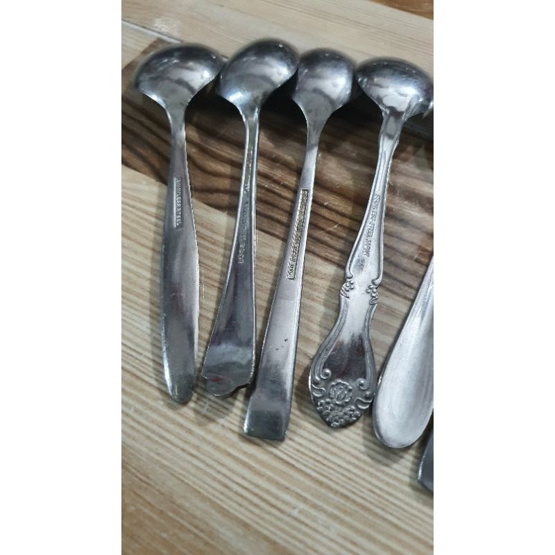 Bộ muỗn inox nhật giá rẽ 6 món , hàng nhật dầy dặn không rĩ sét