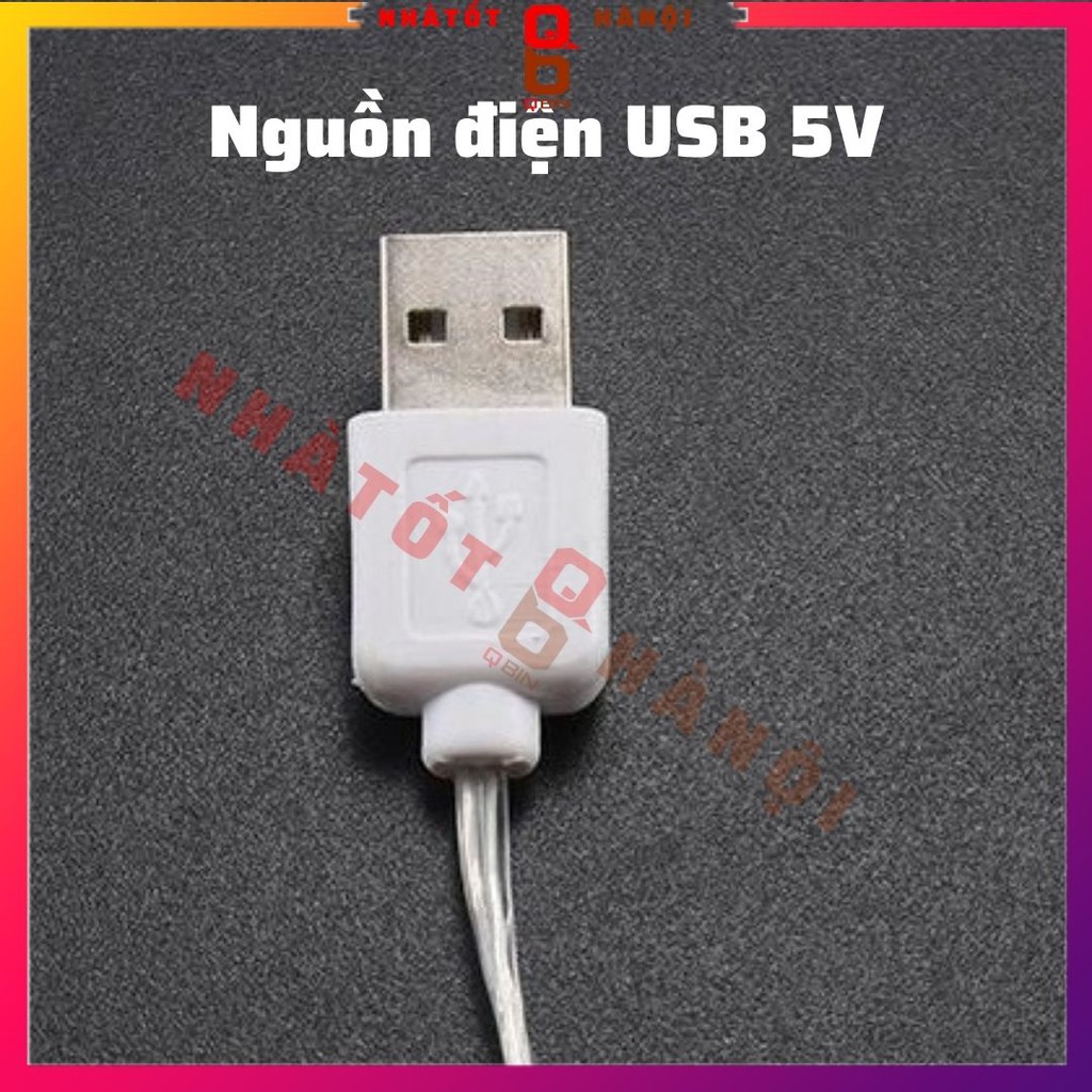 Đèn led trang trí nhà cửa led tiktok độ dài 3-6M đầu cắm usb tiện lợi đèn ngôi sao