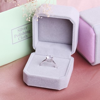Hộp đựng trang sức nhẫn, bông tai vải nhung, hộp đựng trang sức vải nhung sang trọng - Do_luu_niem