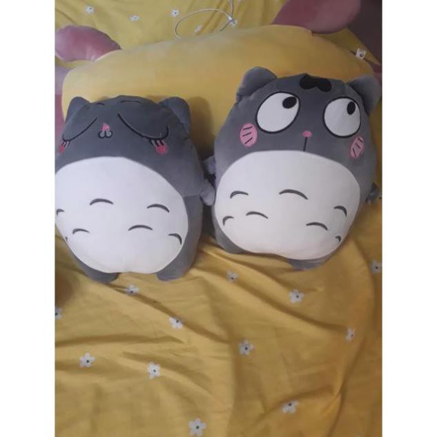 Gối ôm gấu bông Totoro thú nhồi bông kích thước 40 cm mbthu81