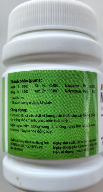 Phân vi lượng MicroCombi hộp 50gr