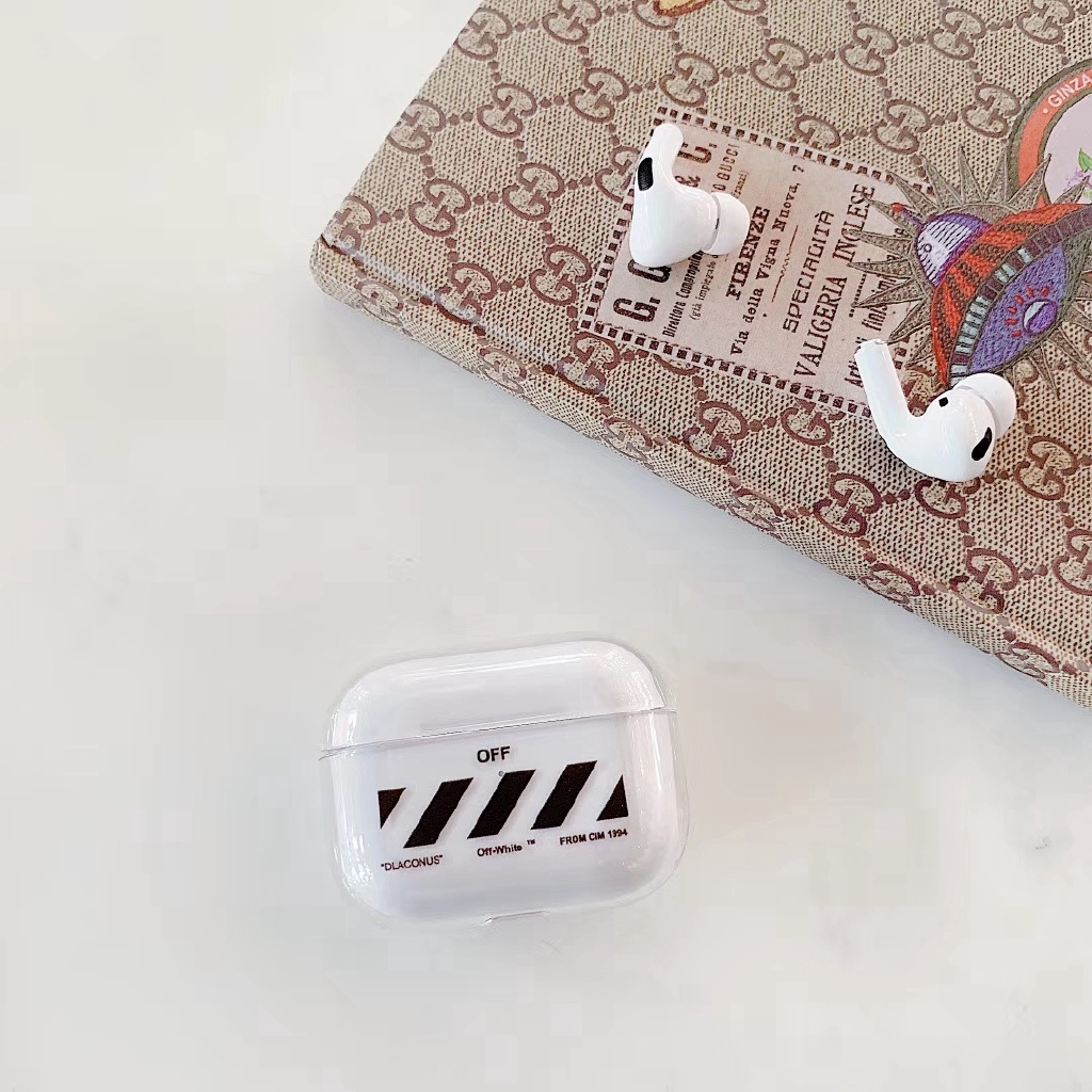 Fashion for Airpods Pro Luxury Transparent Bluetooth Headphone Protective Case