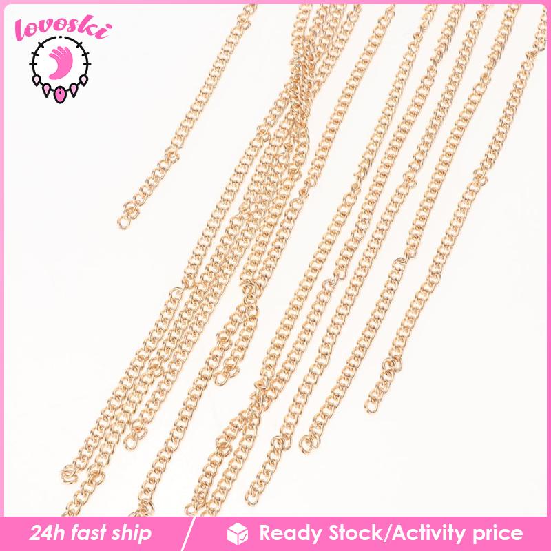 [Lovoski] Bikini Mắt Xích Kim Loại Tua Rua Cho Nữ