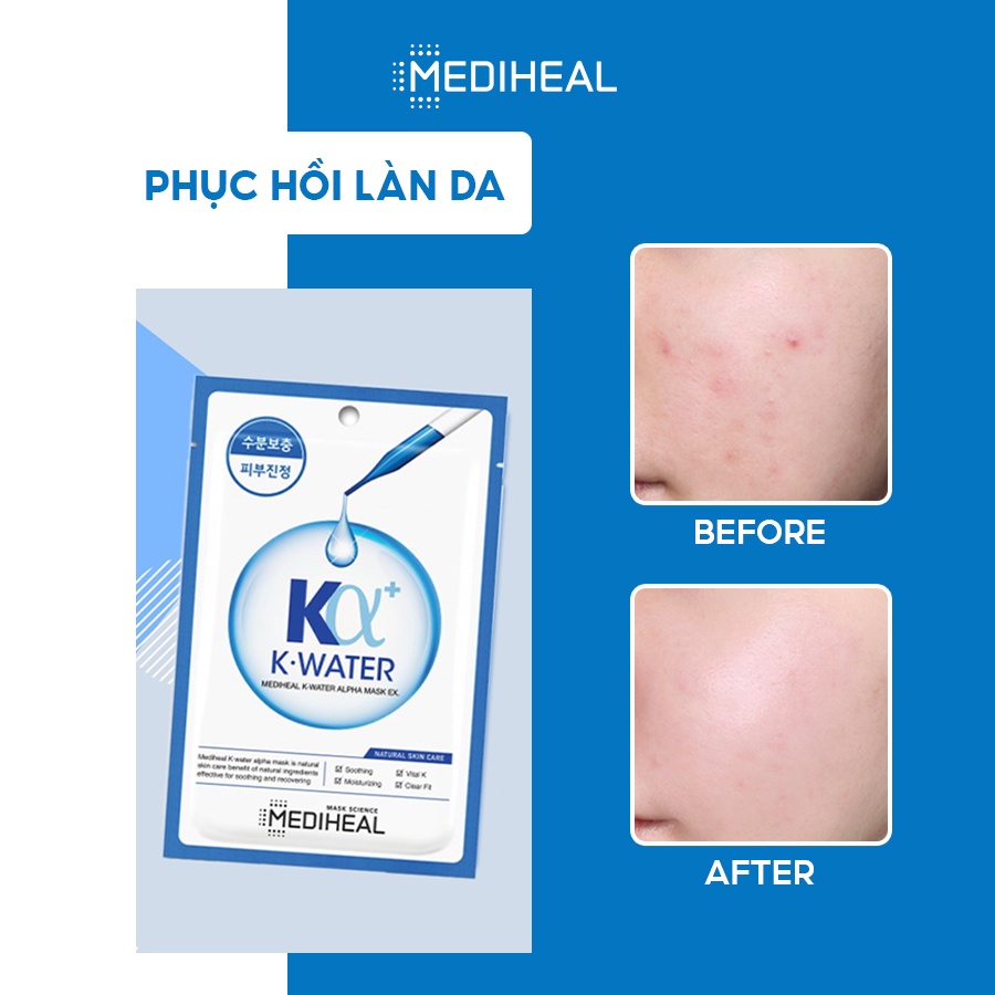 Mặt Nạ Cấp Ẩm Sâu Cho Da Mediheal K-water Alpha Mask EX 23ml