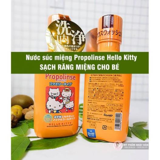 Nước Súc Miệng Propolinse Trẻ Em Hello Kitty NEW 2021