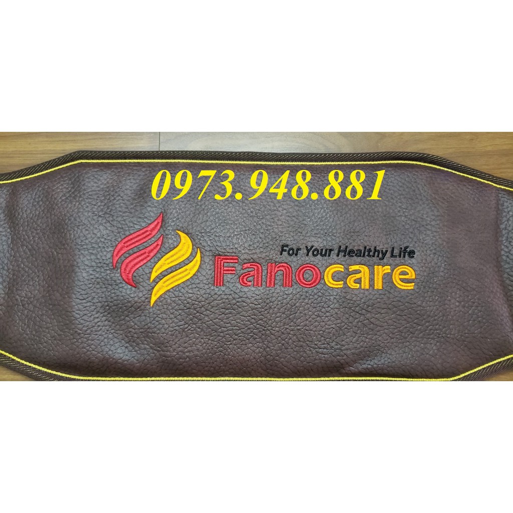 Đai đá nhiệt nóng Fanocare giúp giảm béo, đau lưng, cột sống, thoát vị đĩa đệm FN04