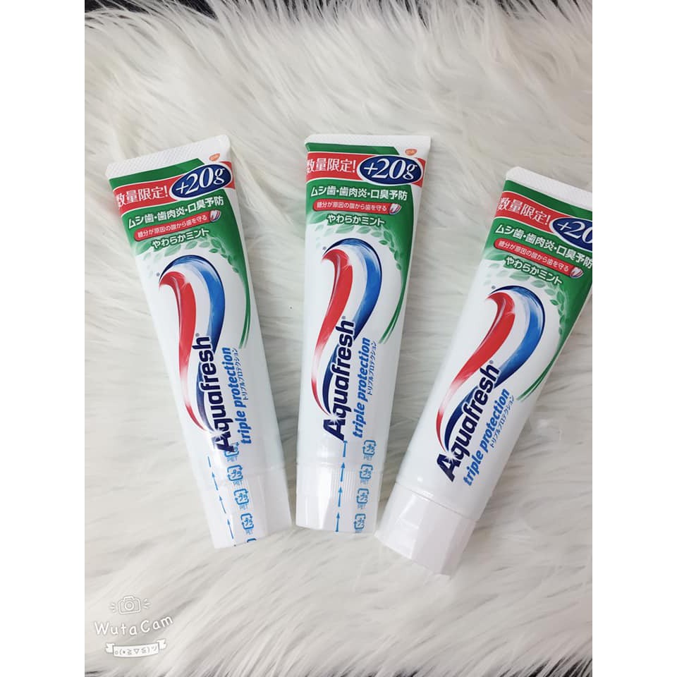 Kem đánh răng Aquafresh Nhật Bản hương vị trà xanh | Shopee Việt Nam