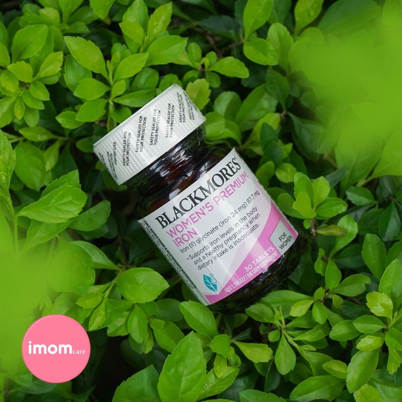 Sắt bầu Blackmores Pregnancy Iron Úc - 30 Viên - hỗ trợ bổ sung sắt cho bà bầu và sau sinh - SBB30