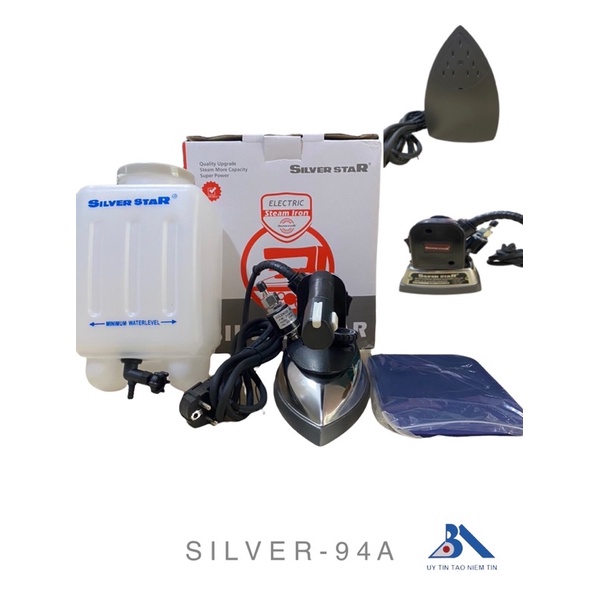 Bàn là hơi bình treo 94A S i l v e r (Tặng kéo bấm chỉ)