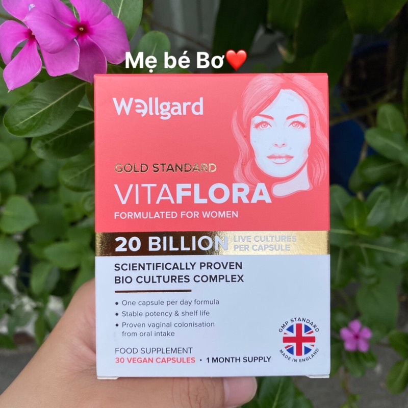 Men VITAFLORA Wellgard UK Anh Quốc 30vp