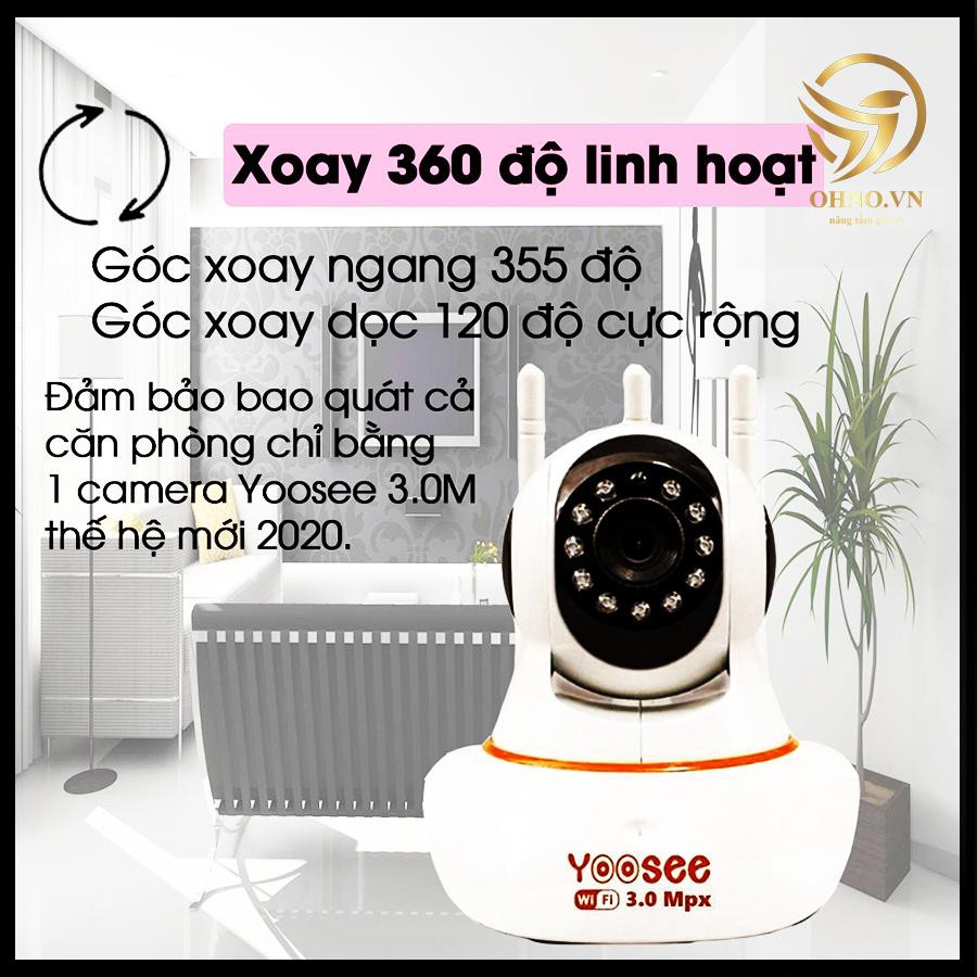 Camera Giám Sát IP Wifi Yoosee 3 Râu 3.0 Camera Full HD Báo Động Chống Trộm – OHNO Việt Nam | BigBuy360 - bigbuy360.vn